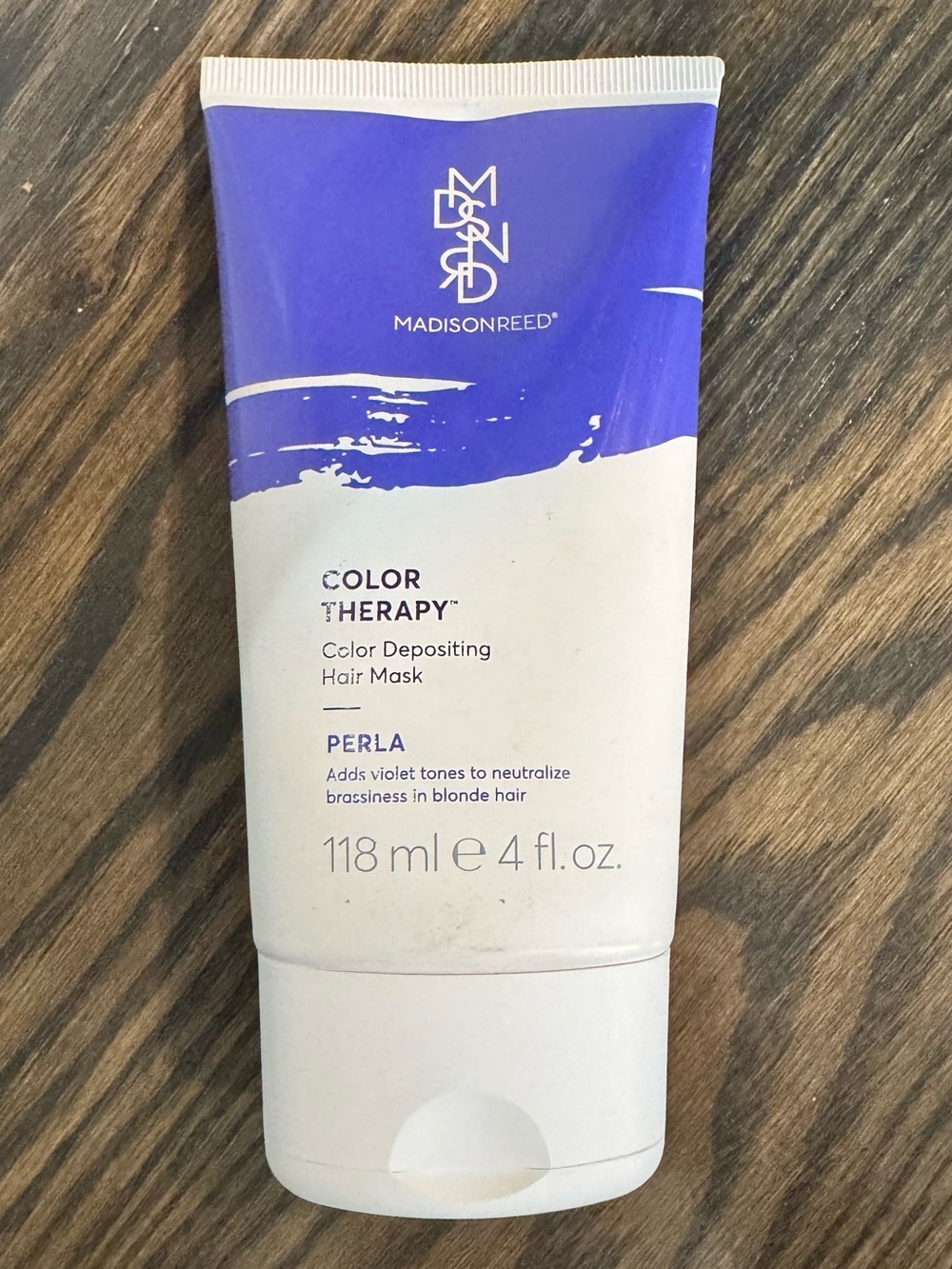 Madison Reed Color Therapy Hair Mask Perla 4oz Violet Tone Blonde Hair Brass NEW - Picture 1 of 2